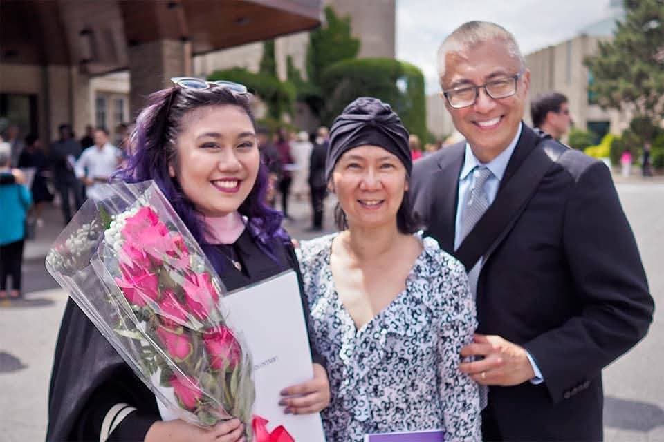 Graduation ceremony photo of Jaclyn  