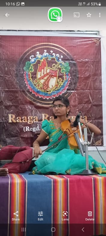 Profile photo of Sunanda, Violin tutor at Wiingy 