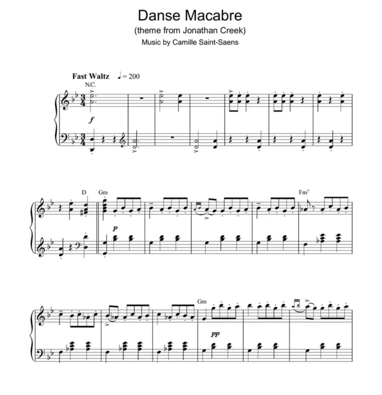 Piano learning materials by Heather