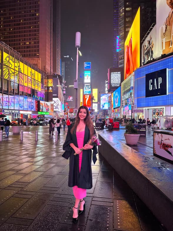 Graduation ceremony photo of Sev