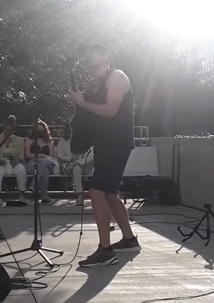 Travel snapshot of Julian during a trip 