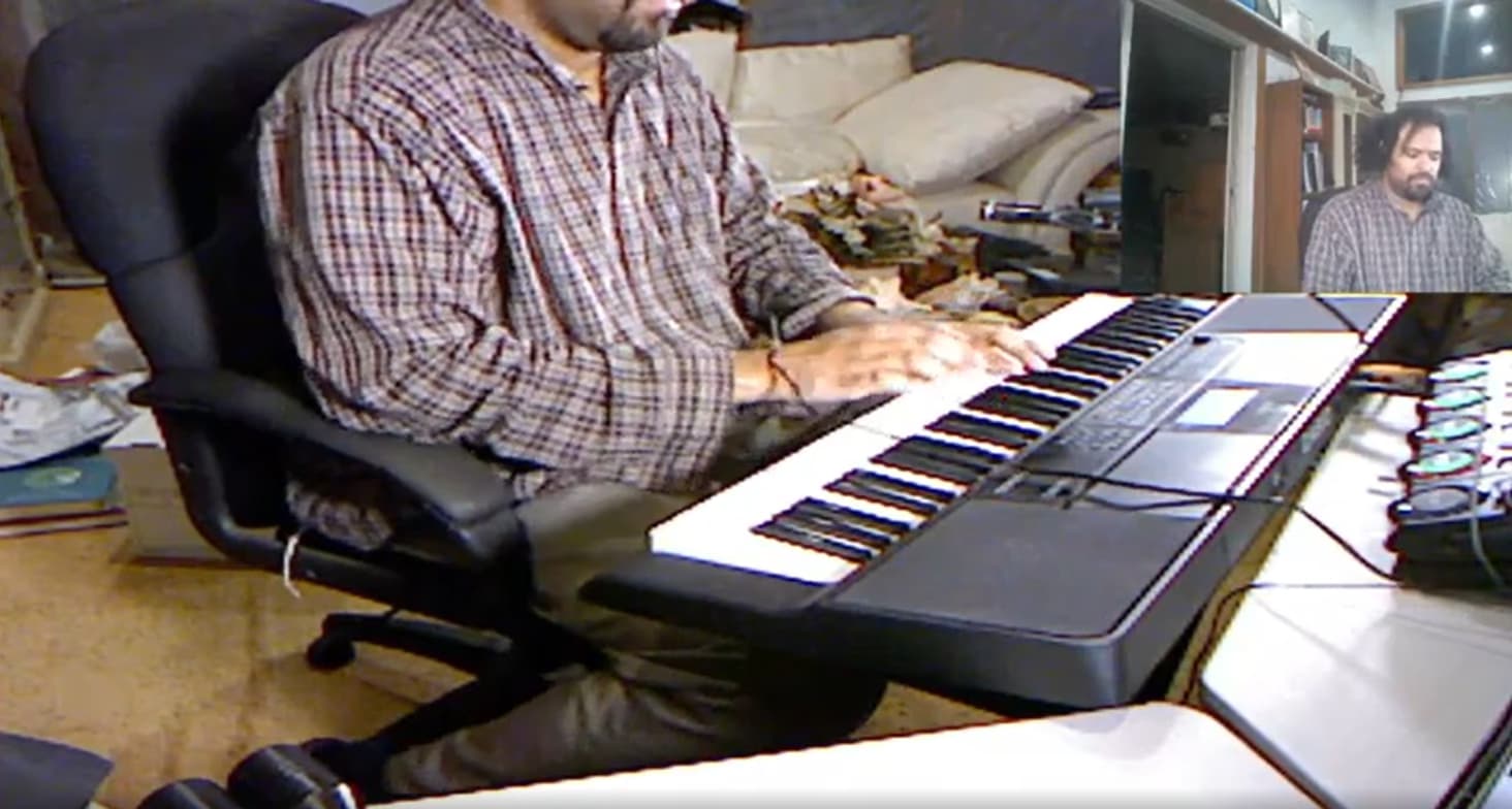 Edwardenjoying a hobby outside teaching 