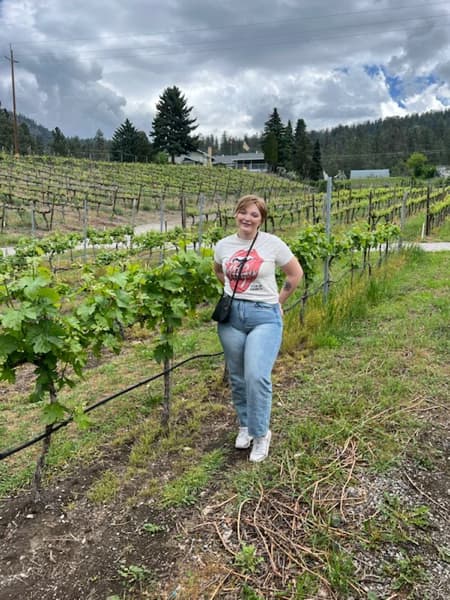 Travel snapshot of Cassidy during a trip 