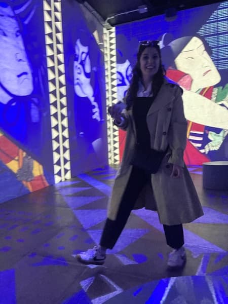 Travel snapshot of Stephanie during a trip