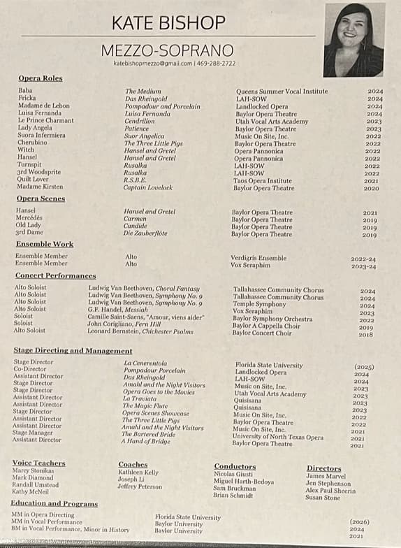 Verified degree or teaching certification of Kate