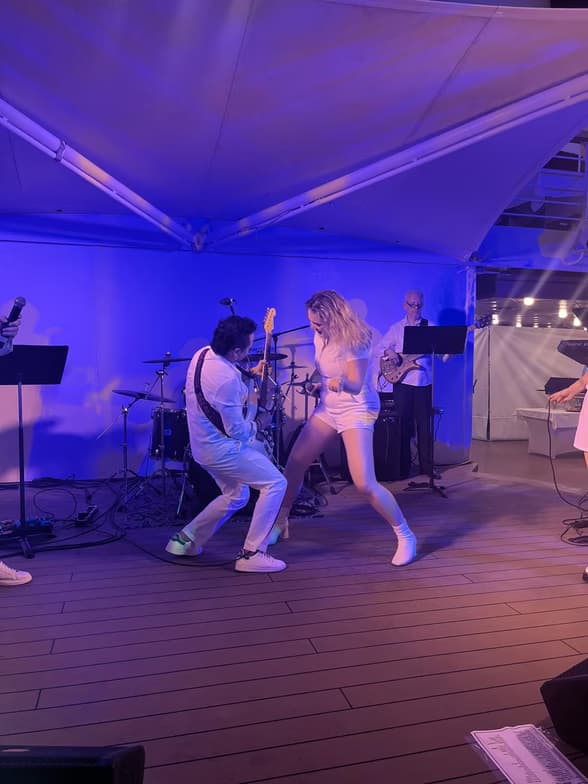 Edithenjoying a hobby outside teaching 