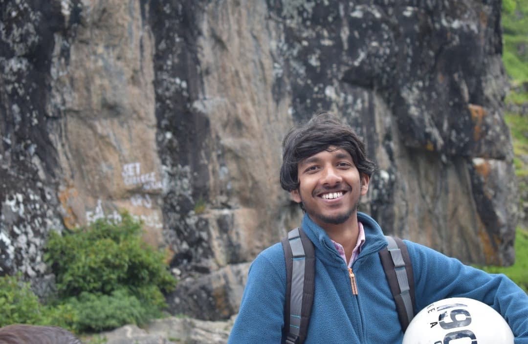 Travel snapshot of Aman during a trip 