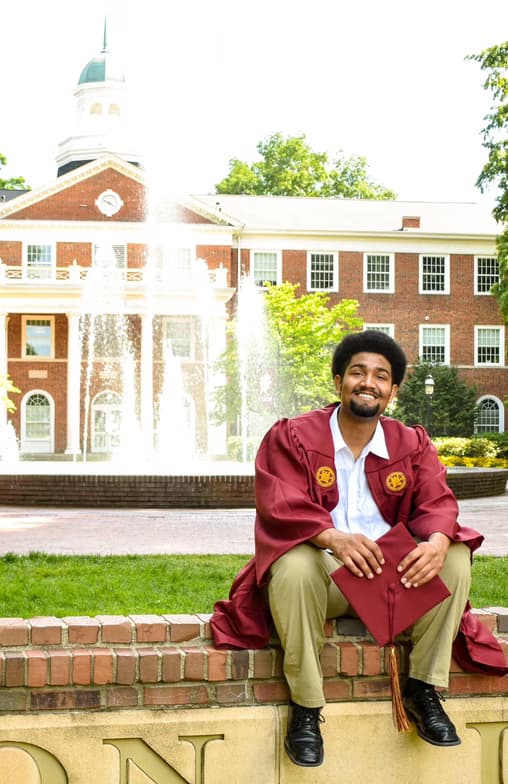 Graduation ceremony photo of Sayo 