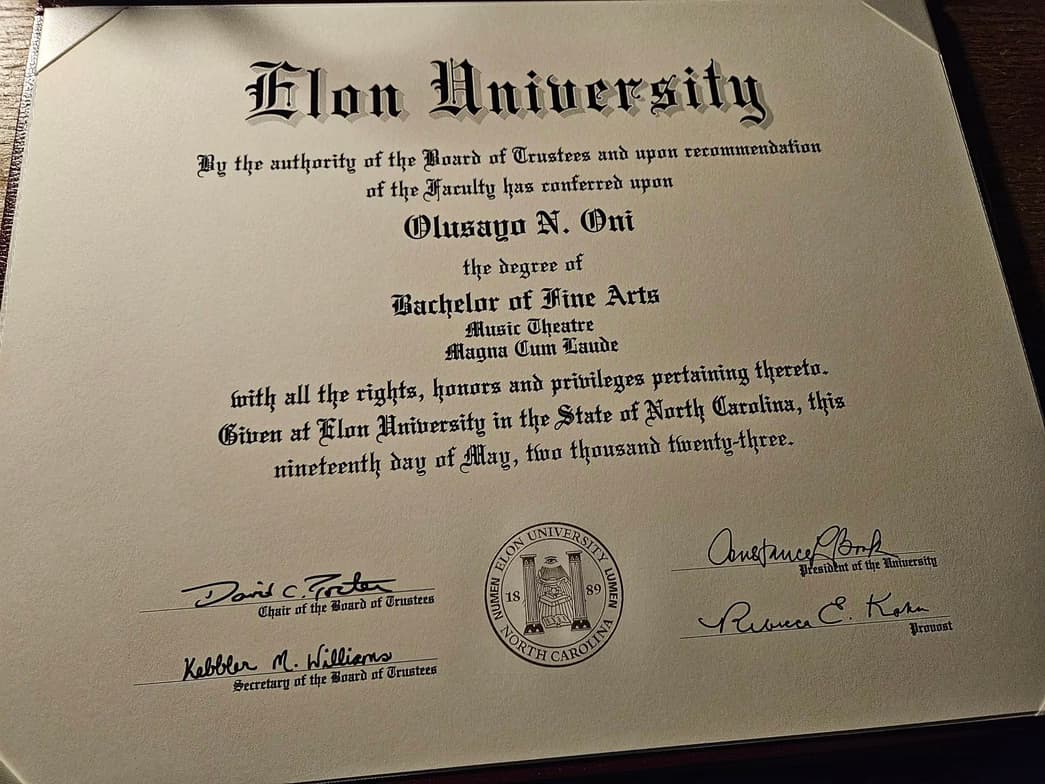 Verified degree or teaching certification of Sayo 