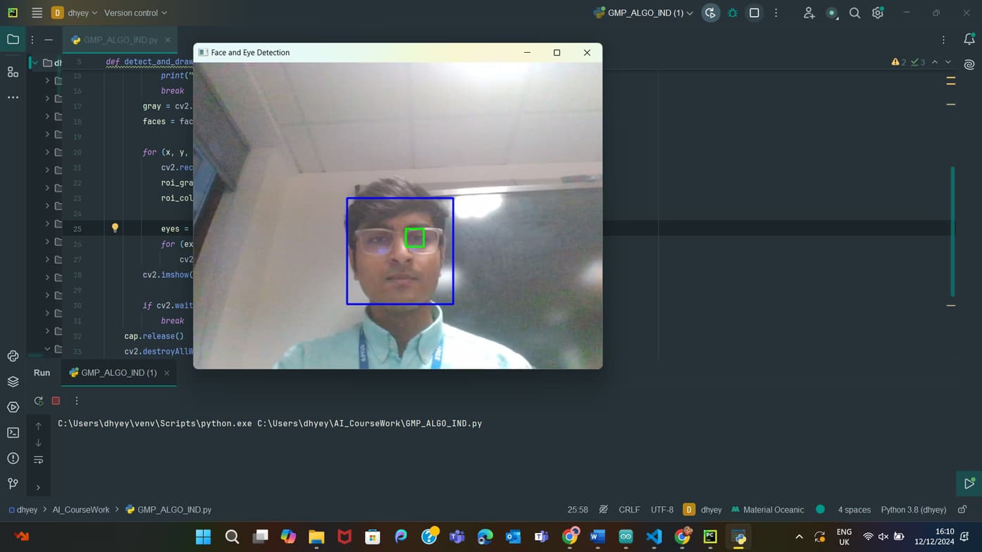 Dhyeyenjoying a hobby outside teaching 