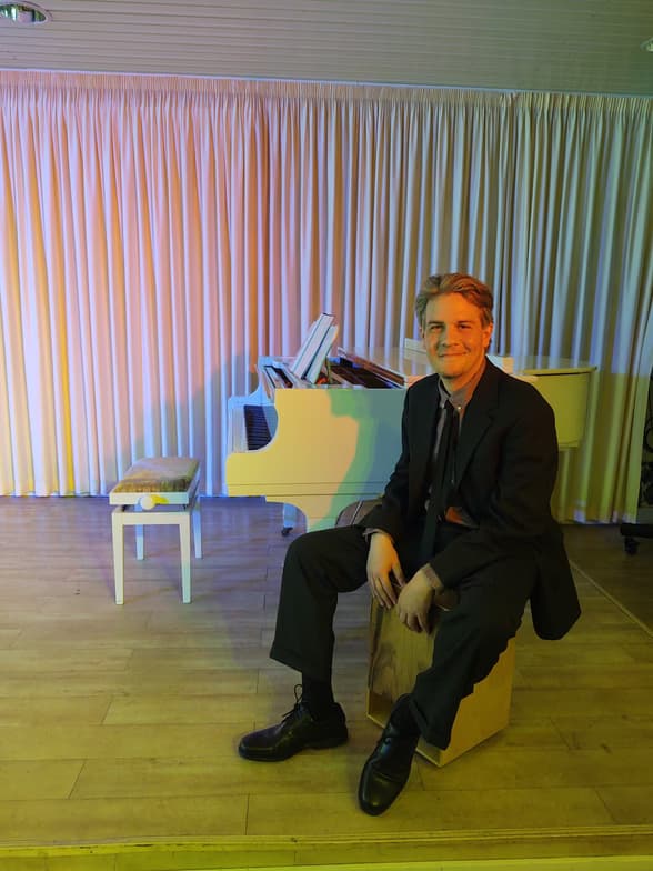 Travel snapshot of David during a trip 