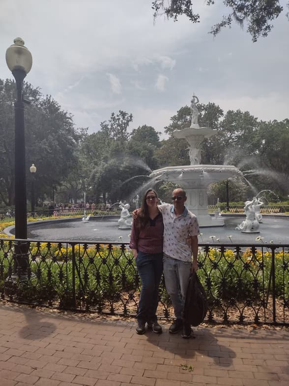 Travel snapshot of Dror during a trip 