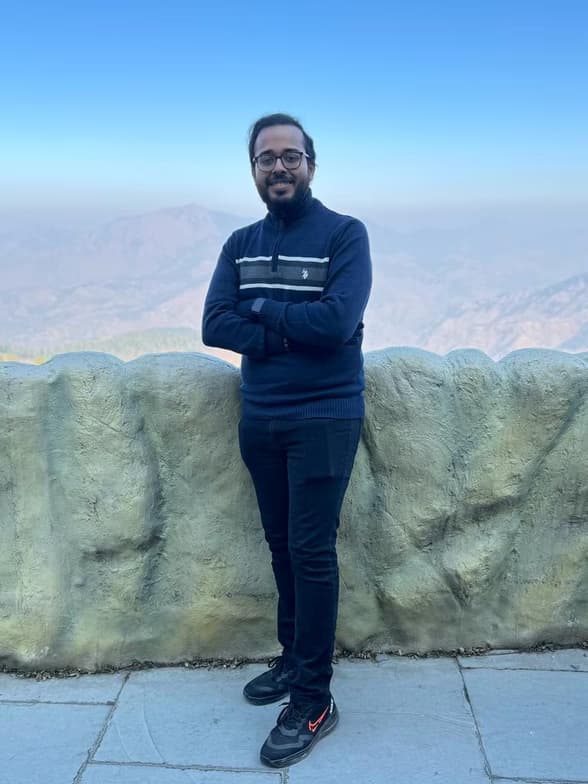 Travel snapshot of Abhijith during a trip 