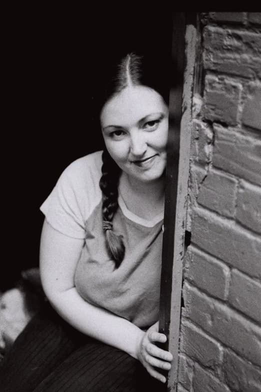 Travel snapshot of Jill during a trip 