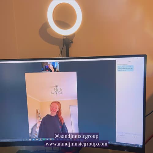 Amy conducting a lesson 