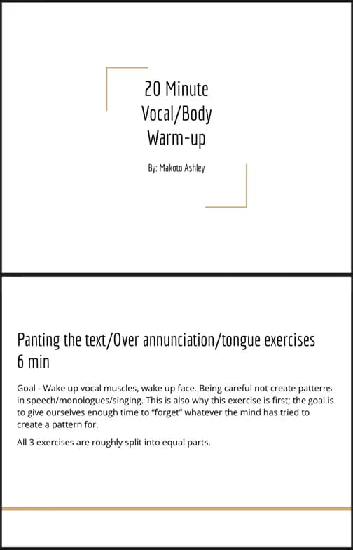 Singing learning materials by Makoto