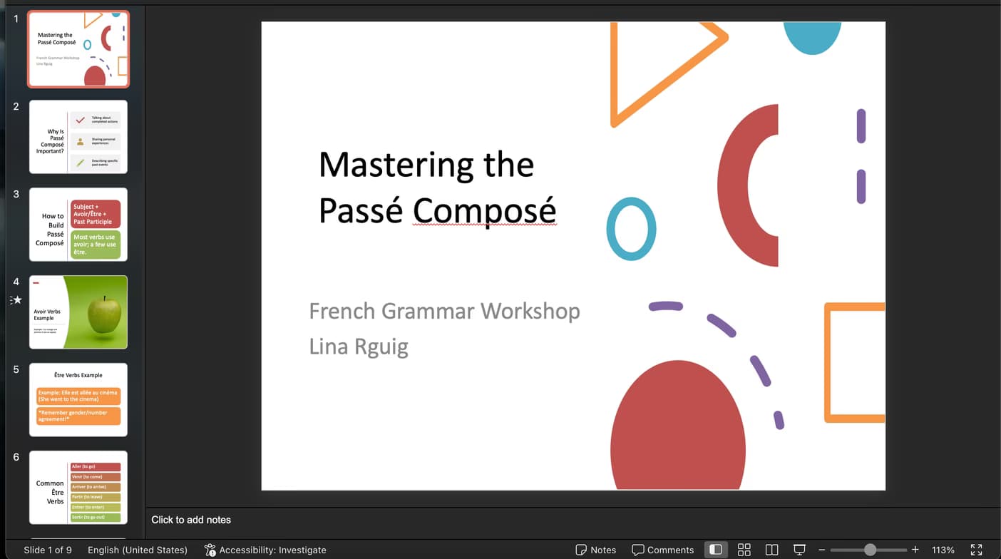 French learning materials by Lina 