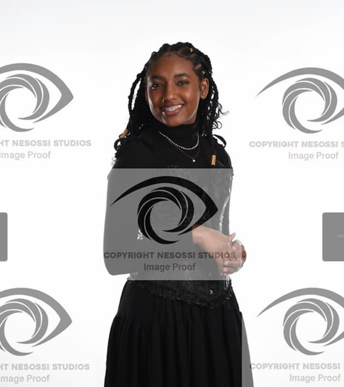 Graduation ceremony photo of Reese  