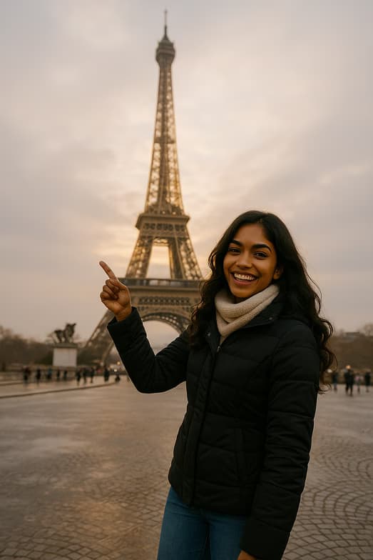 Travel snapshot of Saivee during a trip 