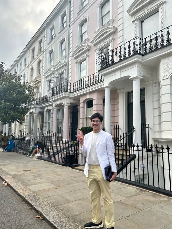 Travel snapshot of Joshua during a trip