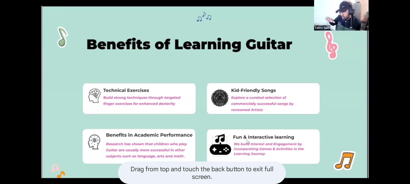 Guitar learning materials by Kiren