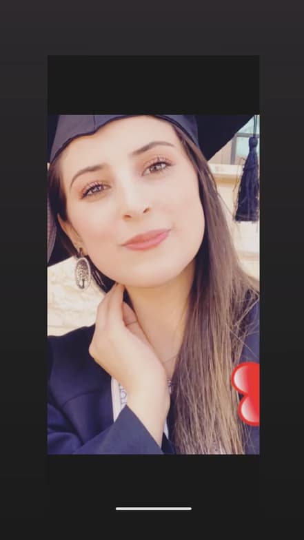 Graduation ceremony photo of Asmaa 