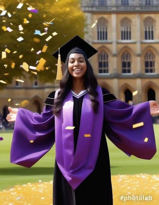 Graduation ceremony photo of medini 