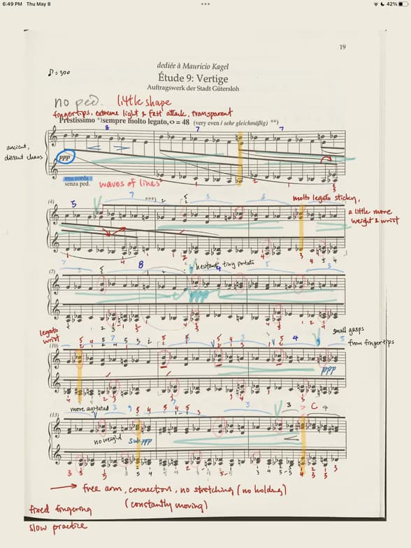 Piano learning materials by Betty 