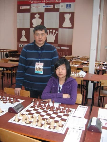 Saikhanzayaenjoying a hobby outside teaching 