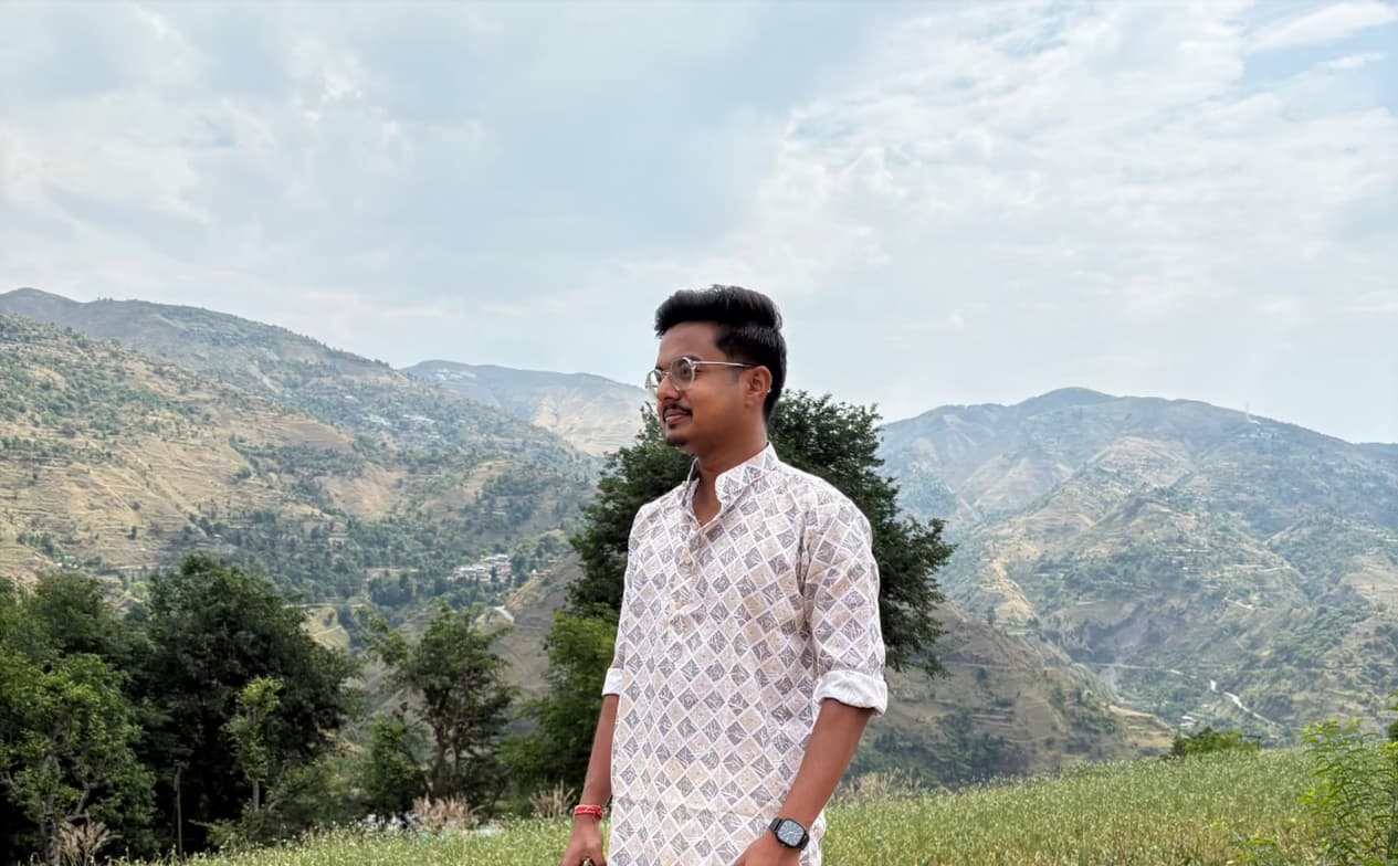 Travel snapshot of Subhadip during a trip 