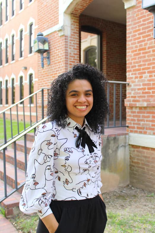 Graduation ceremony photo of Fiama 