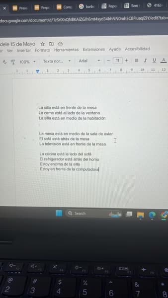 Spanish learning materials by Valentina 