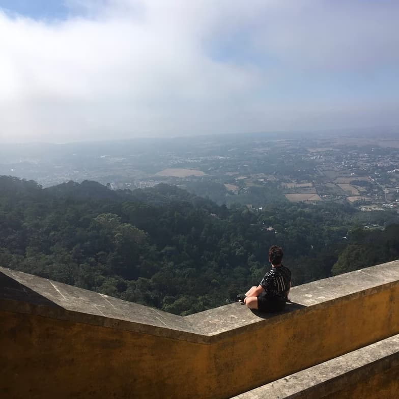 Travel snapshot of Rosa during a trip 