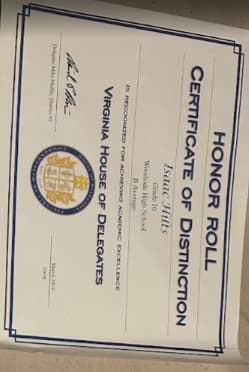 Verified degree or teaching certification of Isaac  