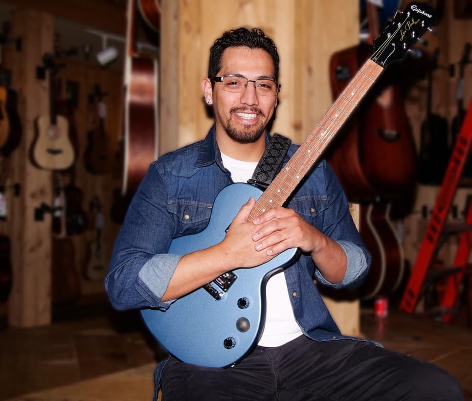 Armando enjoying a hobby outside teaching 