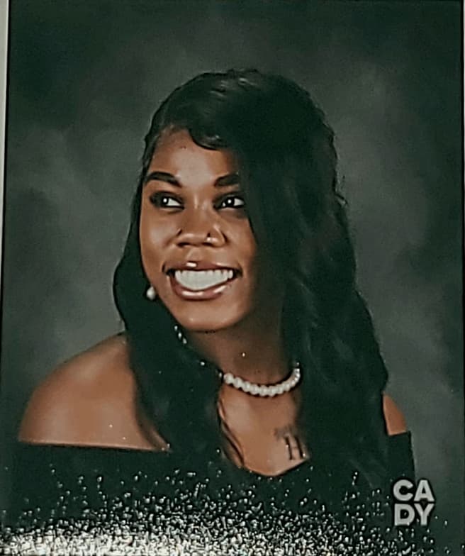 Graduation ceremony photo of Tomiyah 