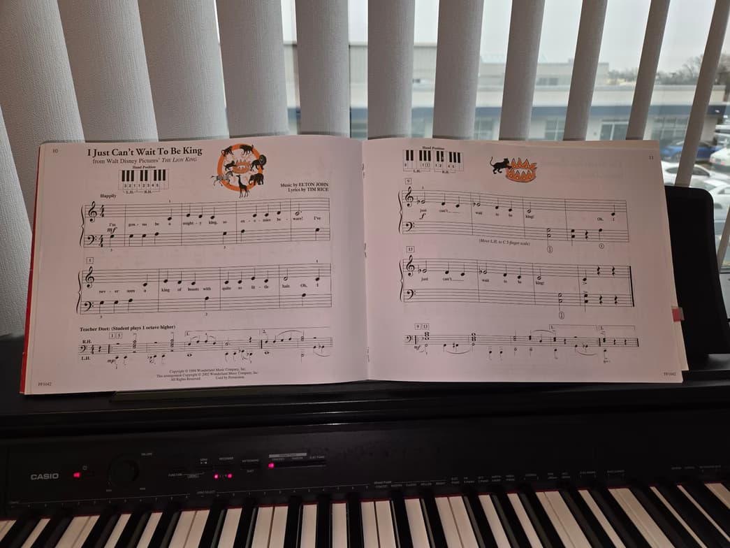 Elena conducting a lesson 