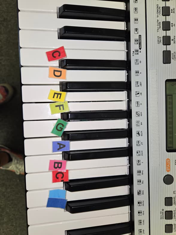 Elena conducting a lesson 