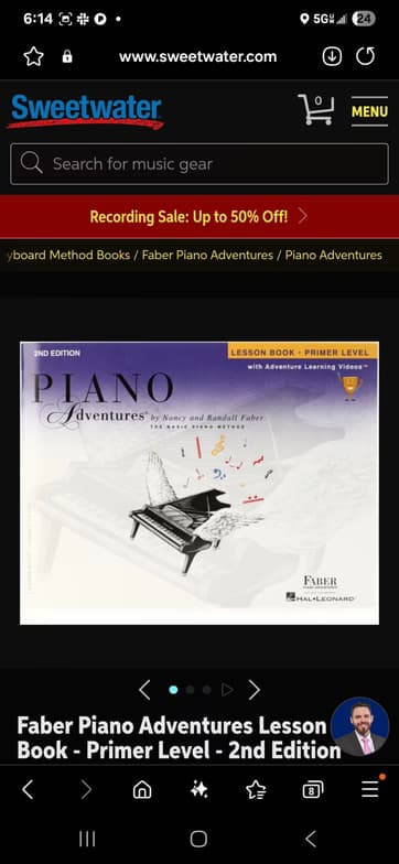 Piano learning materials by Elena 