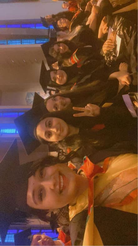 Graduation ceremony photo of Karnika 