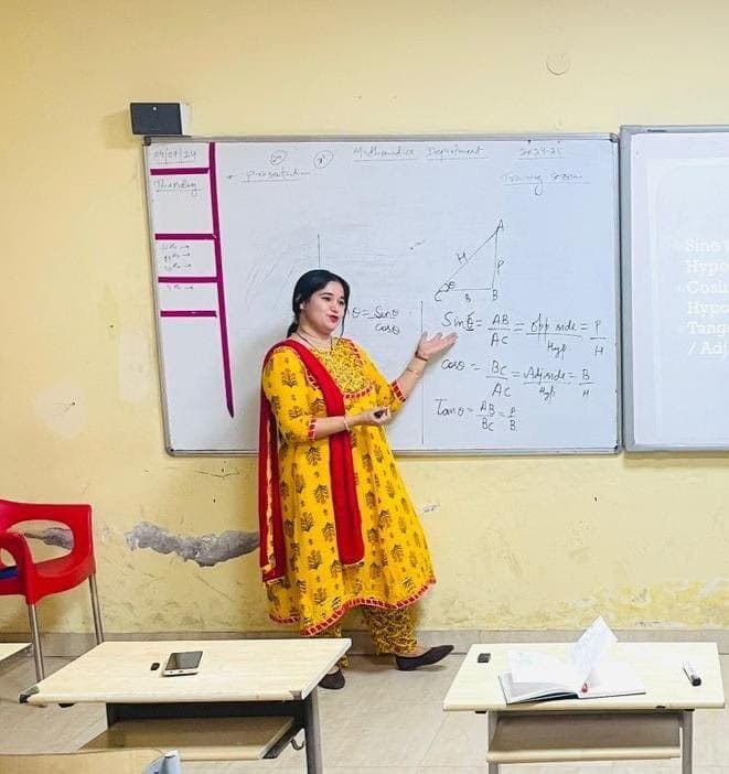 Teaching setup of Nandany for private tutoring 