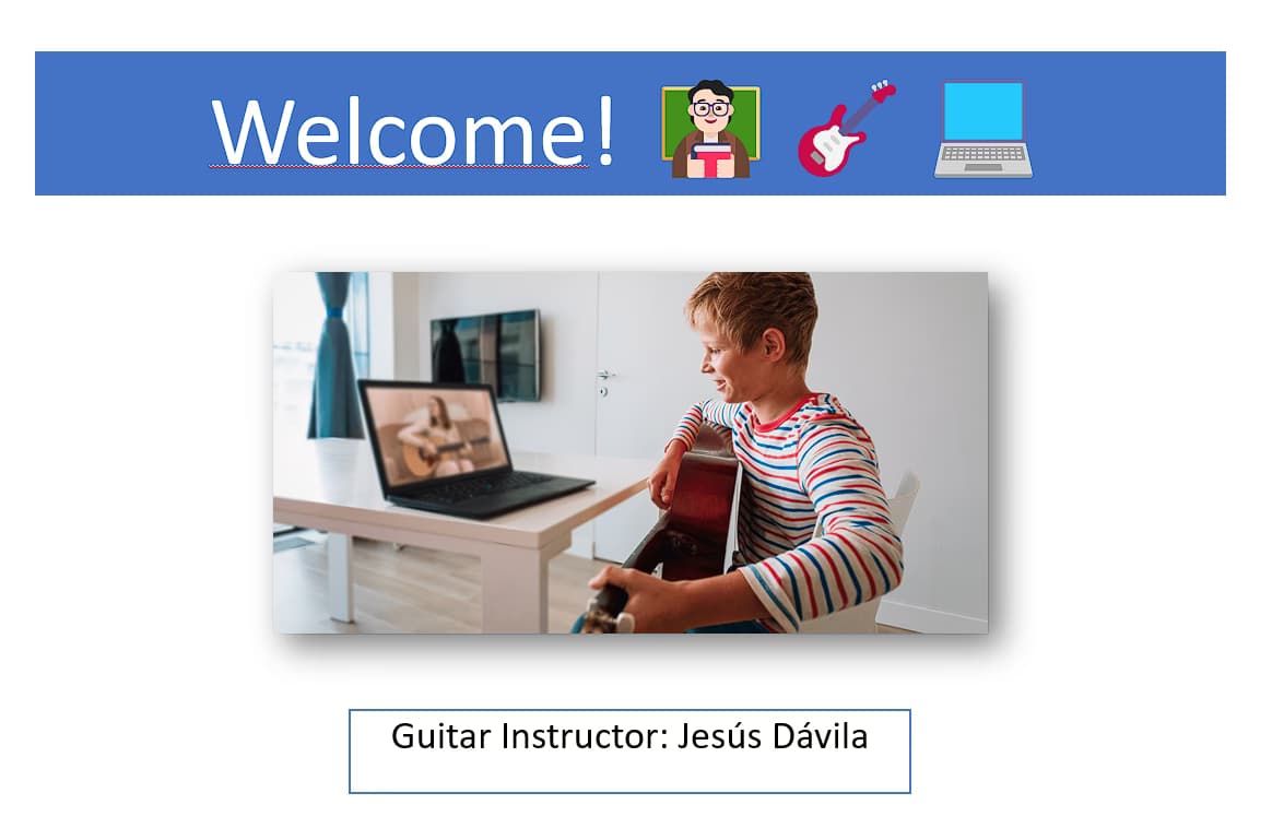Guitar learning materials by Jesús 