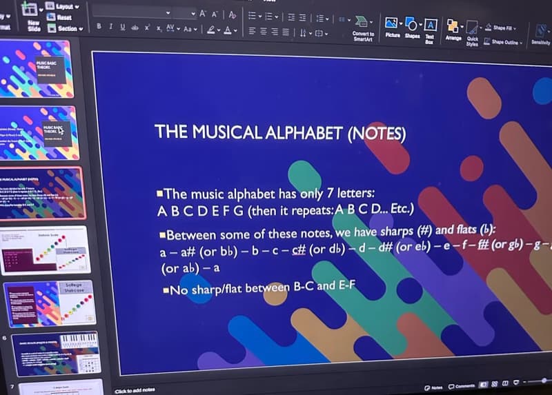 Music learning materials by Yiting 