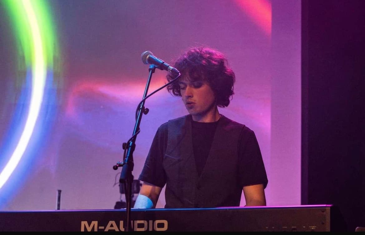 Tobiasenjoying a hobby outside teaching 