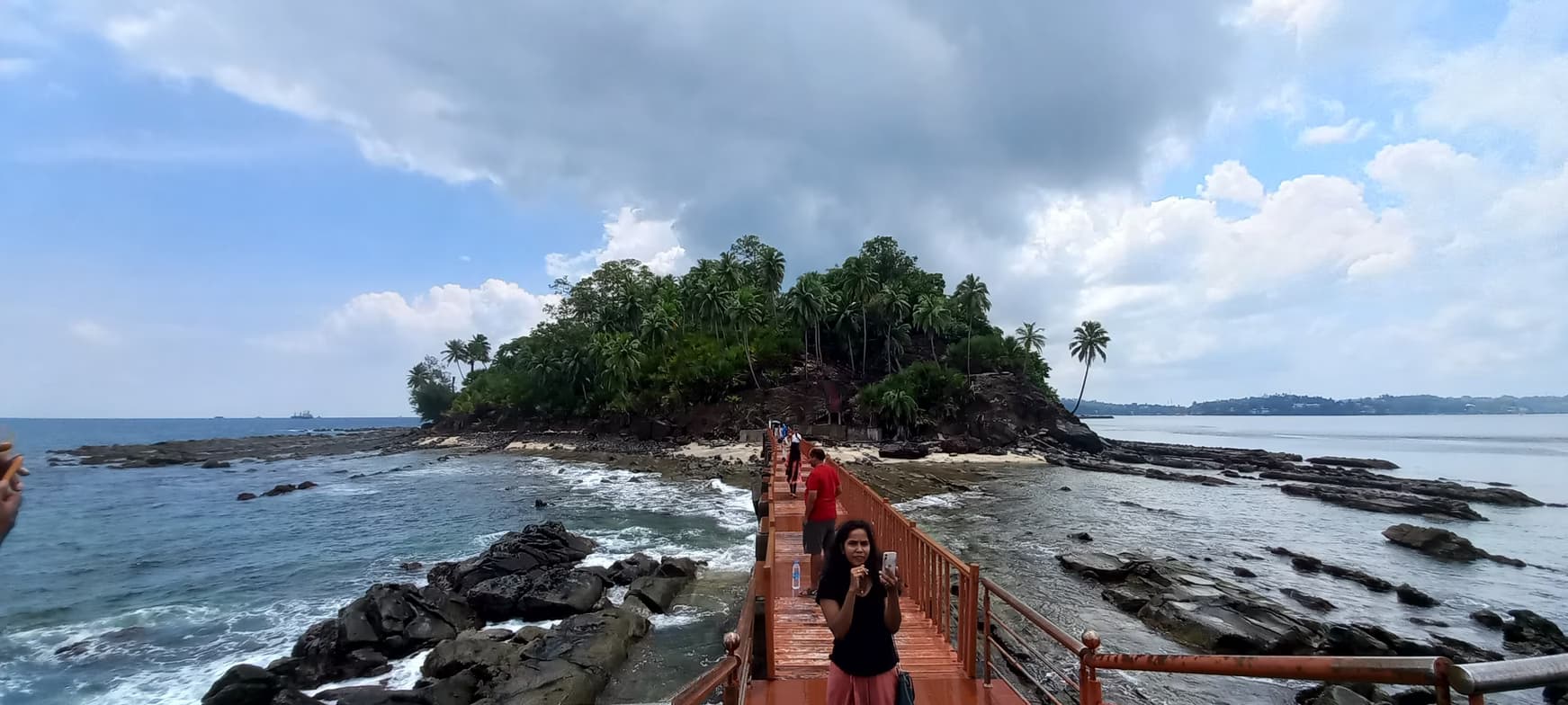 Travel snapshot of Haritha during a trip