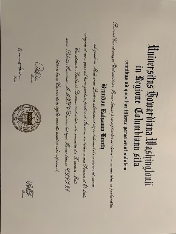 Verified degree or teaching certification of Brandon 