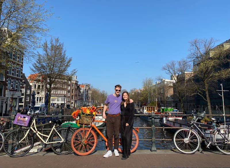 Travel snapshot of Aoife during a trip 