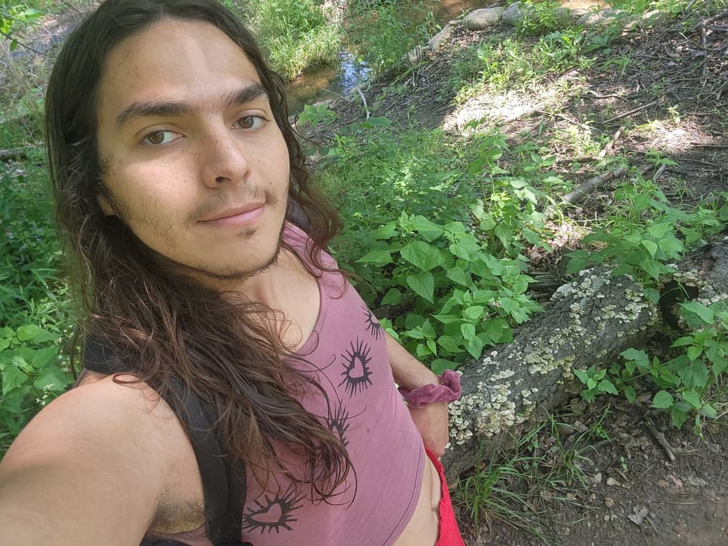 Isaiahenjoying a hobby outside teaching 