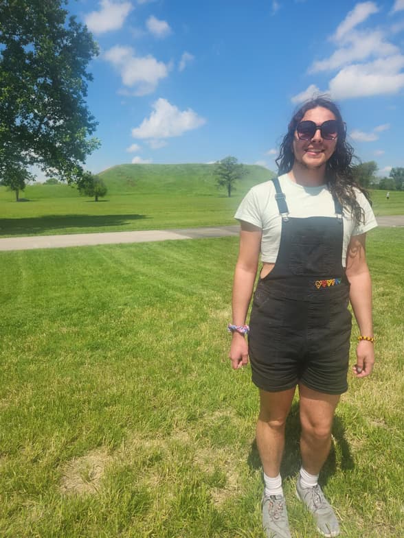 Travel snapshot of Isaiah during a trip 