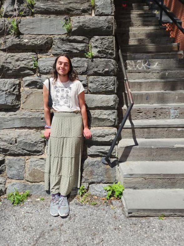 Travel snapshot of Isaiah during a trip 